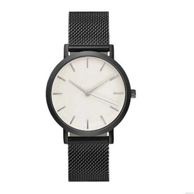 2018 Luxury Women Metal Mesh Watch Simplicity Classic Wrist Fashion Casual Quartz High Quality Women's Watches Relogio Masculino