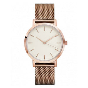 2018 Luxury Women Metal Mesh Watch Simplicity Classic Wrist Fashion Casual Quartz High Quality Women's Watches Relogio Masculino