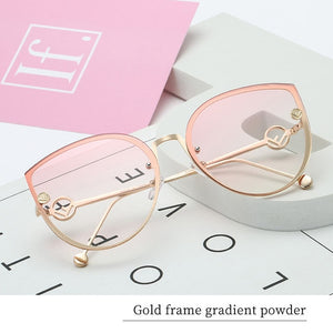 Cat Eye Sunglasses Driver Goggles Fashion Big Box Women Sunglasses Women's Ocean Glasses Sunglasses Sexy Women Fashion