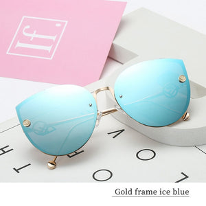 Cat Eye Sunglasses Driver Goggles Fashion Big Box Women Sunglasses Women's Ocean Glasses Sunglasses Sexy Women Fashion