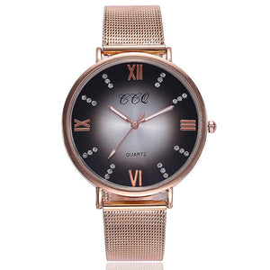 2019 Women's Watches Luxury Brand Ladies Watch Crystal Stainless Steel Quartz Women Wrist Watch Women Bracelet Relogio Feminino