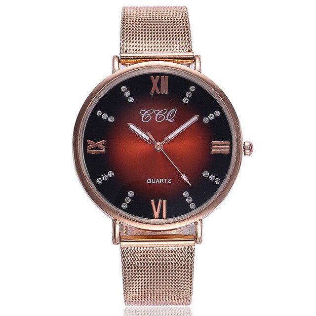 2019 Women's Watches Luxury Brand Ladies Watch Crystal Stainless Steel Quartz Women Wrist Watch Women Bracelet Relogio Feminino