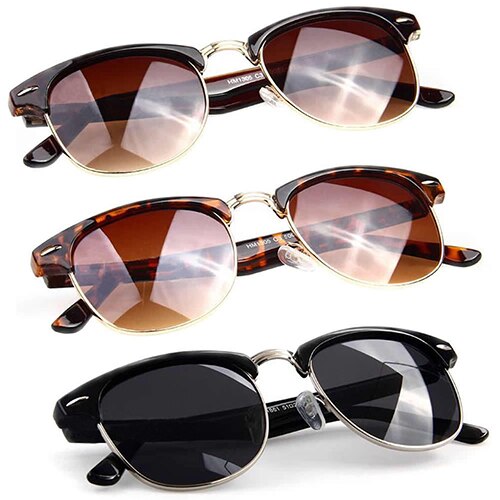 Hot Women's Men's Retro Rivet Oversized Sunglasses Designer Glasses Eyewear  8NGE