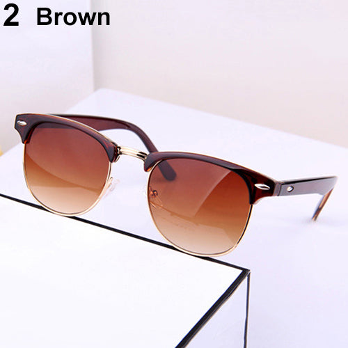 Hot Women's Men's Retro Rivet Oversized Sunglasses Designer Glasses Eyewear  8NGE