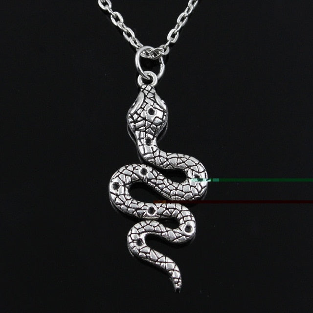 new fashion snake cobra Pendants round cross chain short long Mens Womens silver  necklace Jewelry Gift