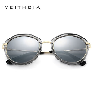 VEITHDIA Acetate Frame Women's Sun glasses Polarized Mirror Lens Luxury Ladies Designer Sunglasses Eyewear For Women oculos 3050