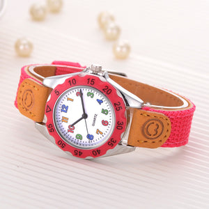 Kids Girls' Fashion Colorful Strap Ladies WristWatches Arabic Number Sport Quartz Women,s quartz watch Montre Femme 2018 #F