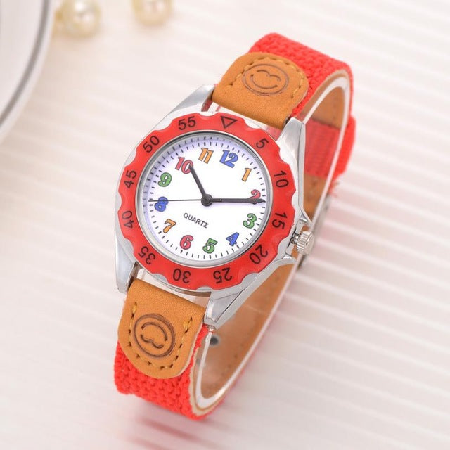 Kids Girls' Fashion Colorful Strap Ladies WristWatches Arabic Number Sport Quartz Women,s quartz watch Montre Femme 2018 #F