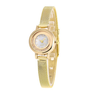 Exquisite small simple women dress watches retro Stainless steel female clock Top brand women's fashion mini design wristwatches