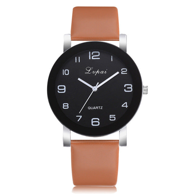 Lvpai 2019 Women's Casual Quartz Leather Band Watch Analog Wrist Watch New Arrival femme Gift Crystal Stainless Steel Dropship S