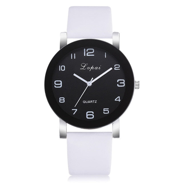 Lvpai 2019 Women's Casual Quartz Leather Band Watch Analog Wrist Watch New Arrival femme Gift Crystal Stainless Steel Dropship S